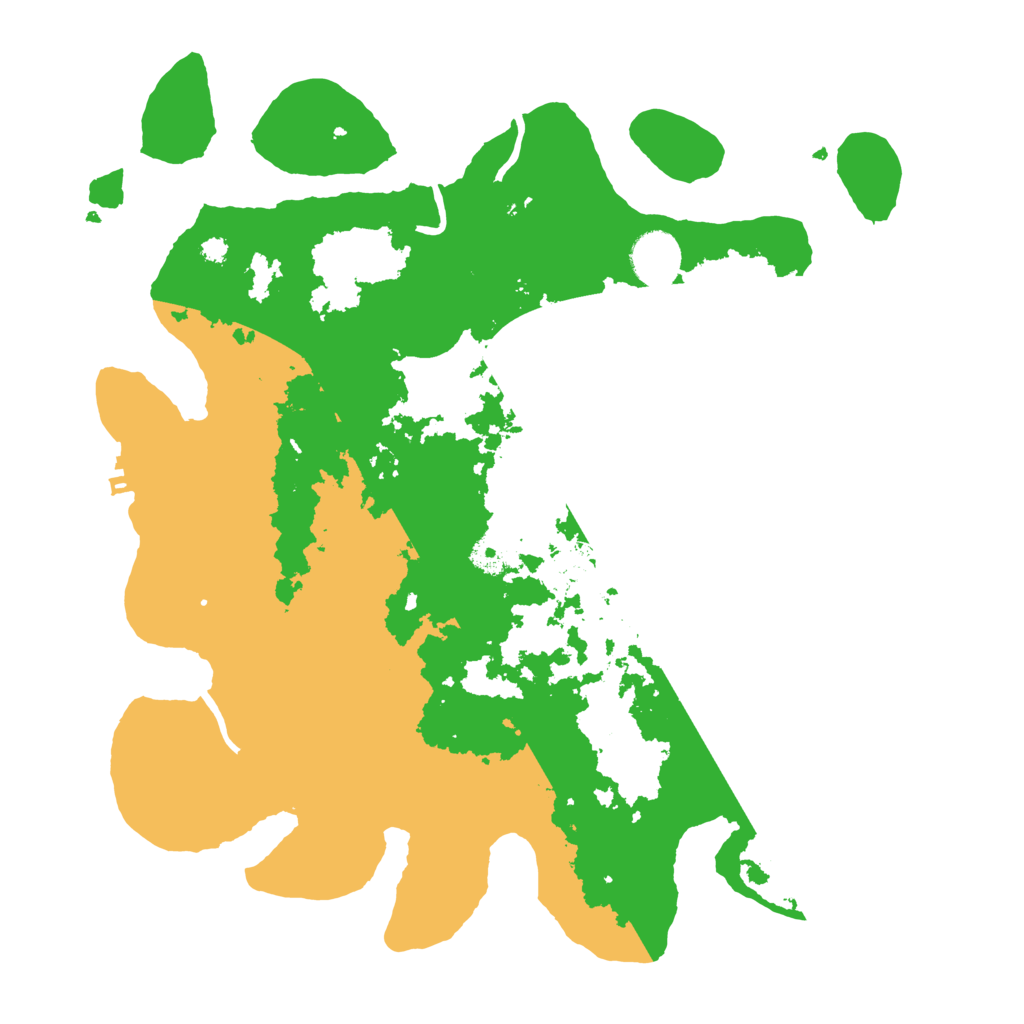 Biome Rust Map: Procedural Map, Size: 3600, Seed: 420