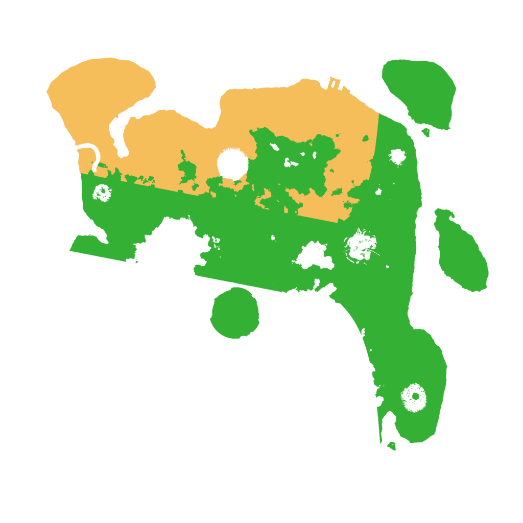 Biome Rust Map: Procedural Map, Size: 3000, Seed: 584207093