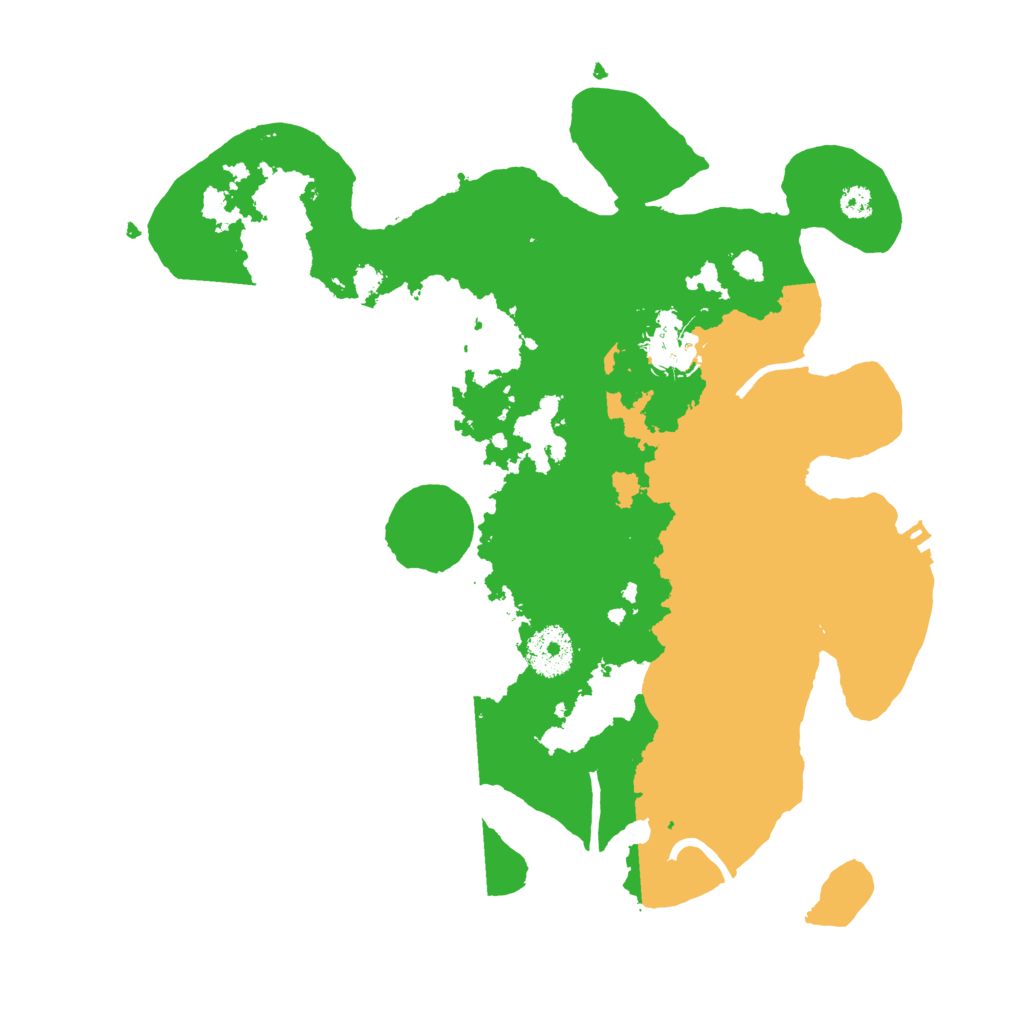 Biome Rust Map: Procedural Map, Size: 3200, Seed: 5739375