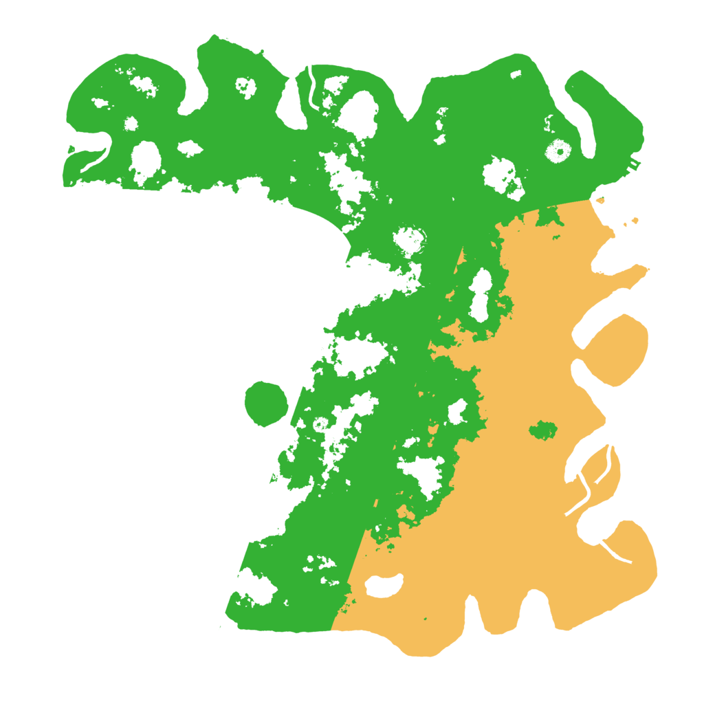 Biome Rust Map: Procedural Map, Size: 4499, Seed: 420666