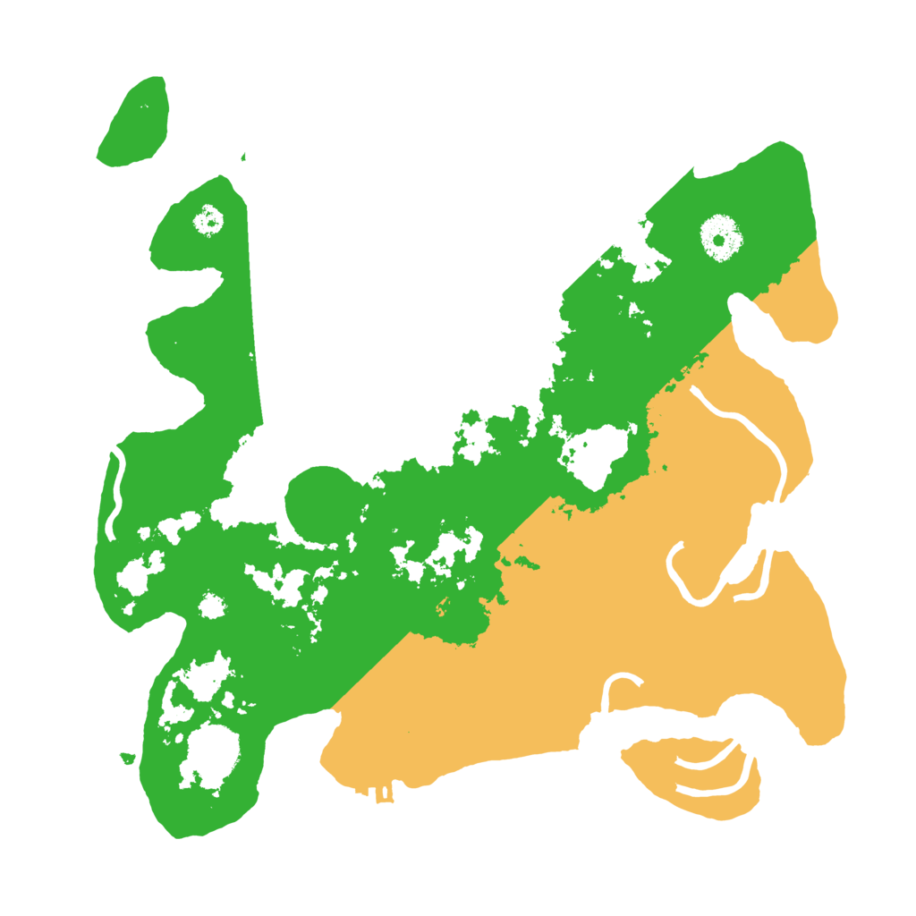 Biome Rust Map: Procedural Map, Size: 3200, Seed: 4410513