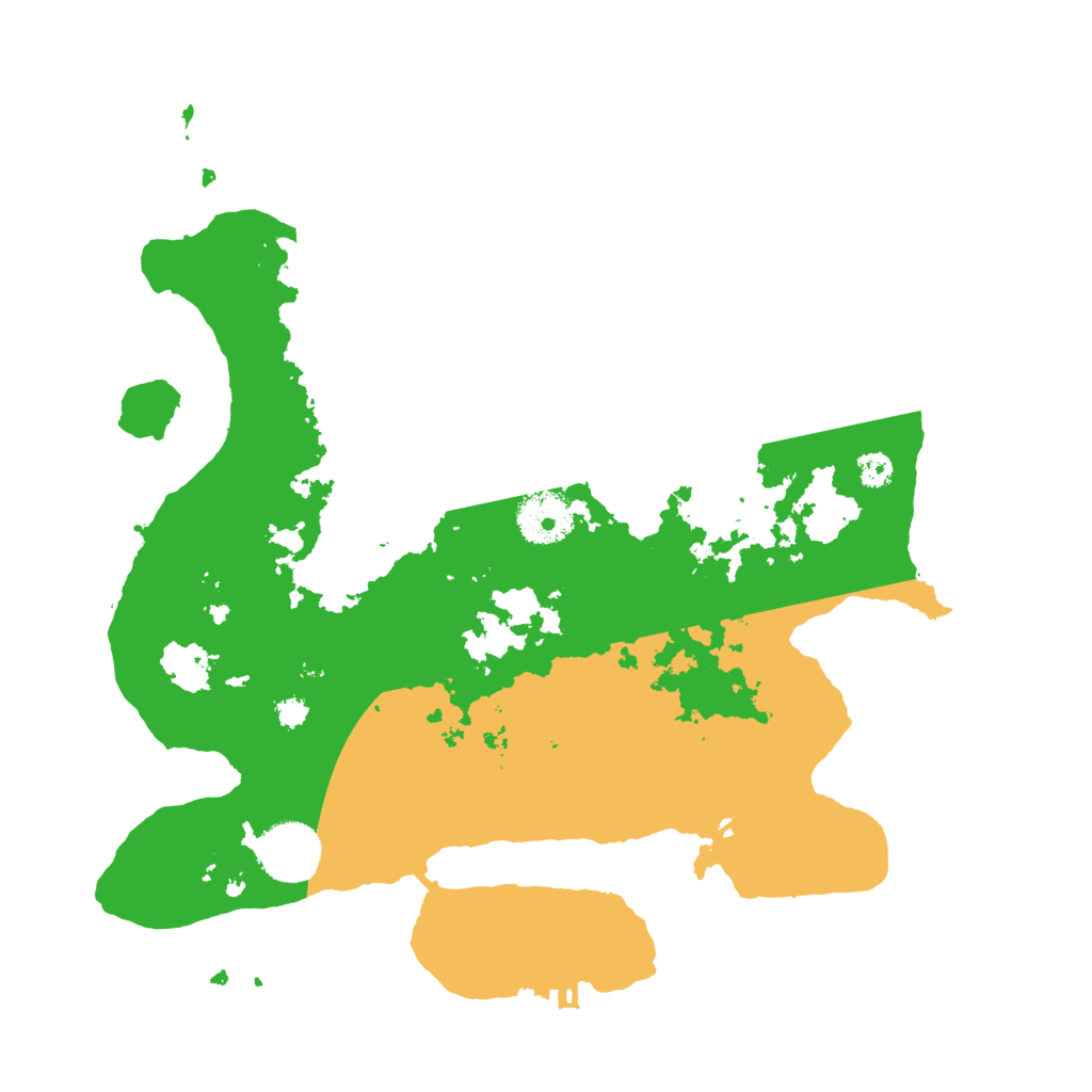 Biome Rust Map: Procedural Map, Size: 3200, Seed: 1613095