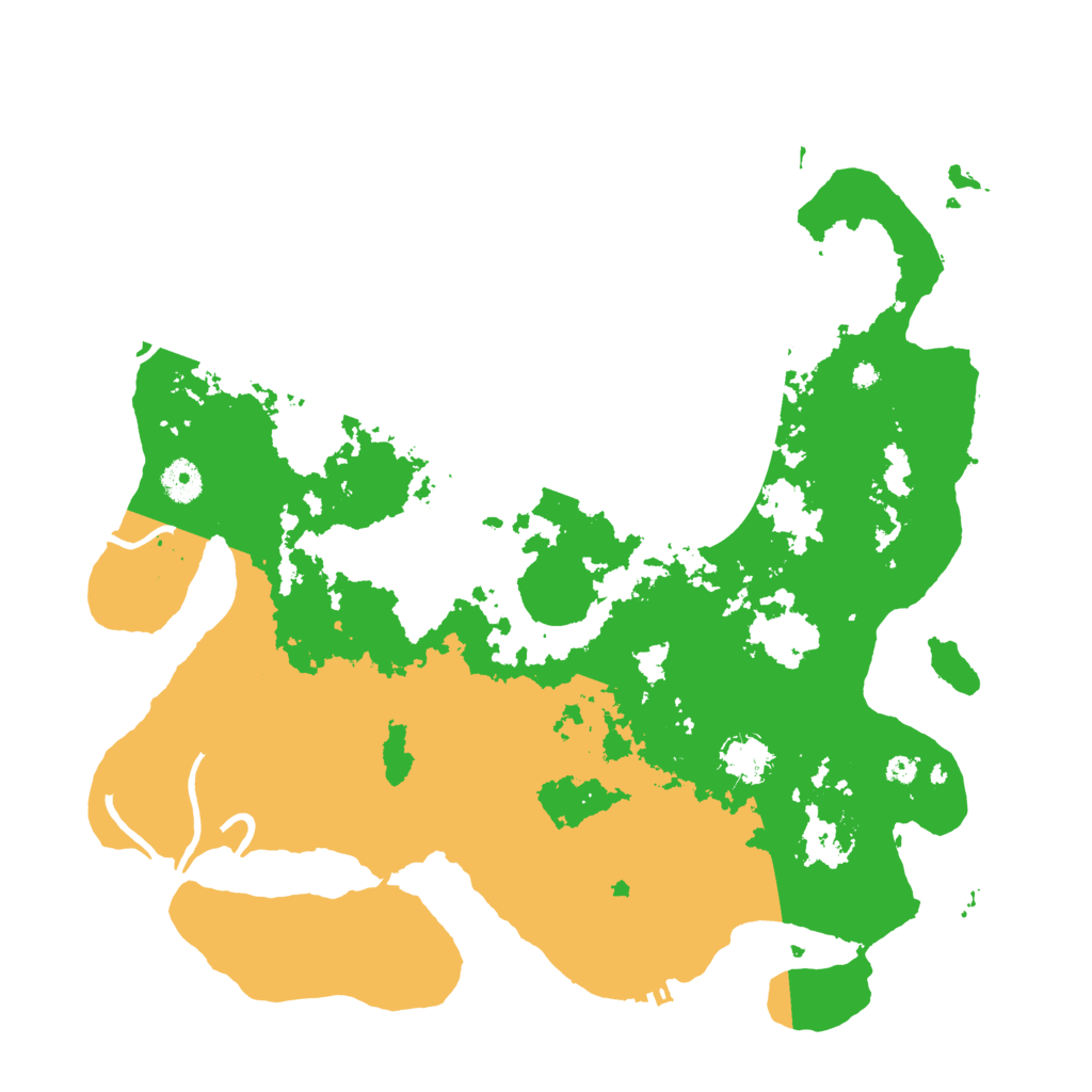 Biome Rust Map: Procedural Map, Size: 4000, Seed: 51487657