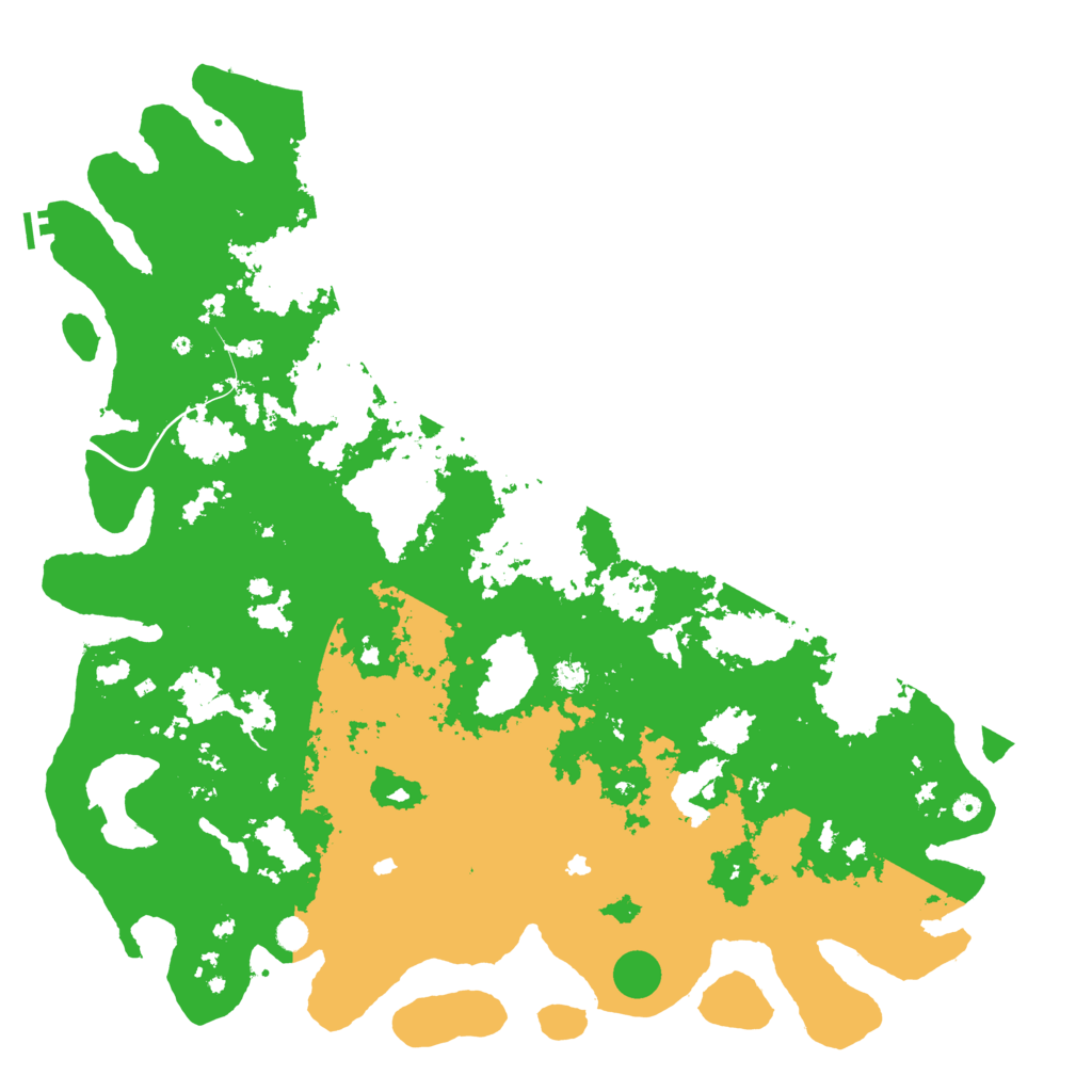 Biome Rust Map: Procedural Map, Size: 6000, Seed: 1917794011