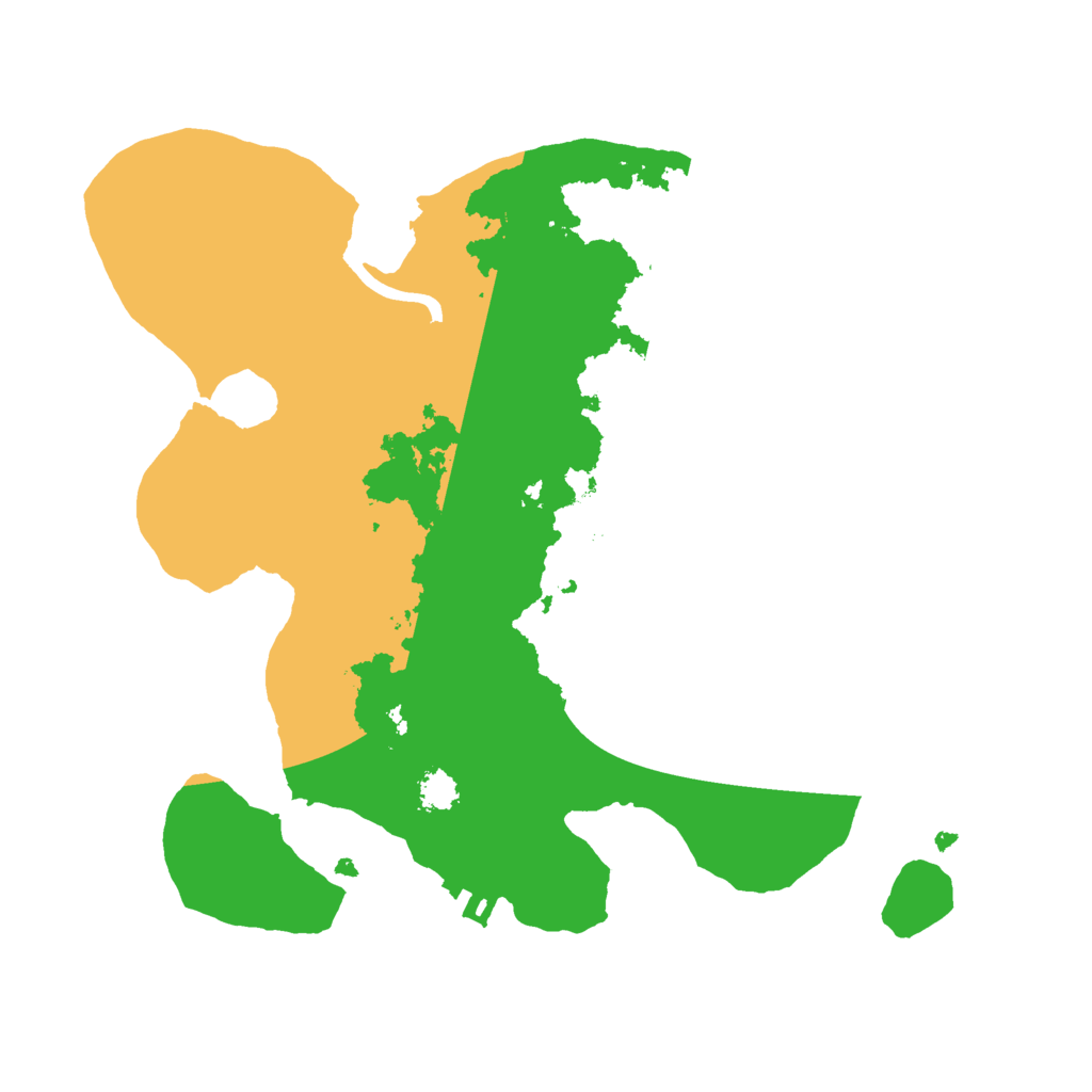 Biome Rust Map: Procedural Map, Size: 2500, Seed: 42500945
