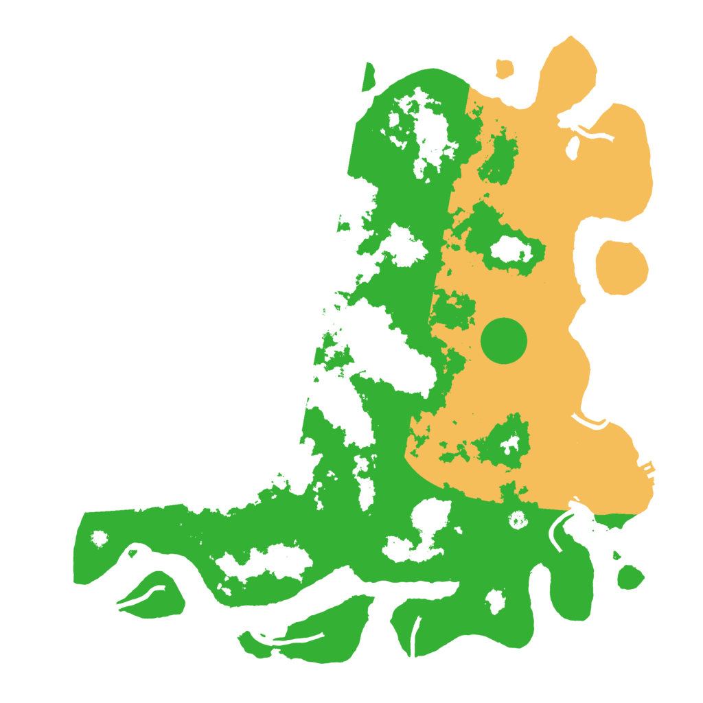 Biome Rust Map: Procedural Map, Size: 4000, Seed: 7325