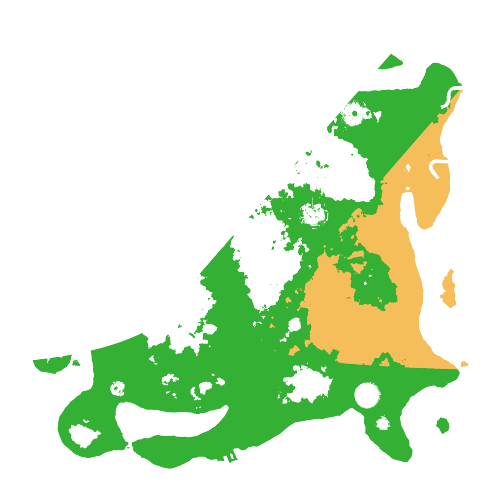 Biome Rust Map: Procedural Map, Size: 3500, Seed: 510434178