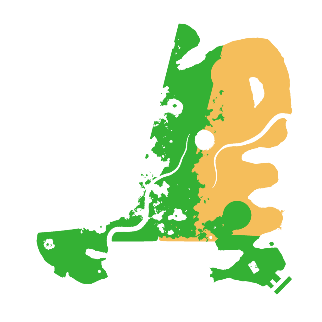 Biome Rust Map: Procedural Map, Size: 3000, Seed: 13819