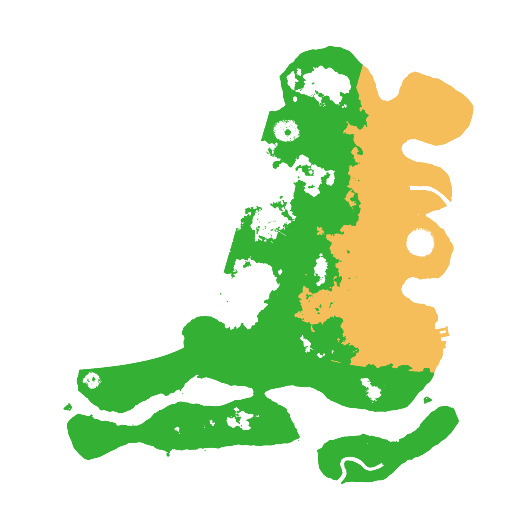 Biome Rust Map: Procedural Map, Size: 3250, Seed: 79295