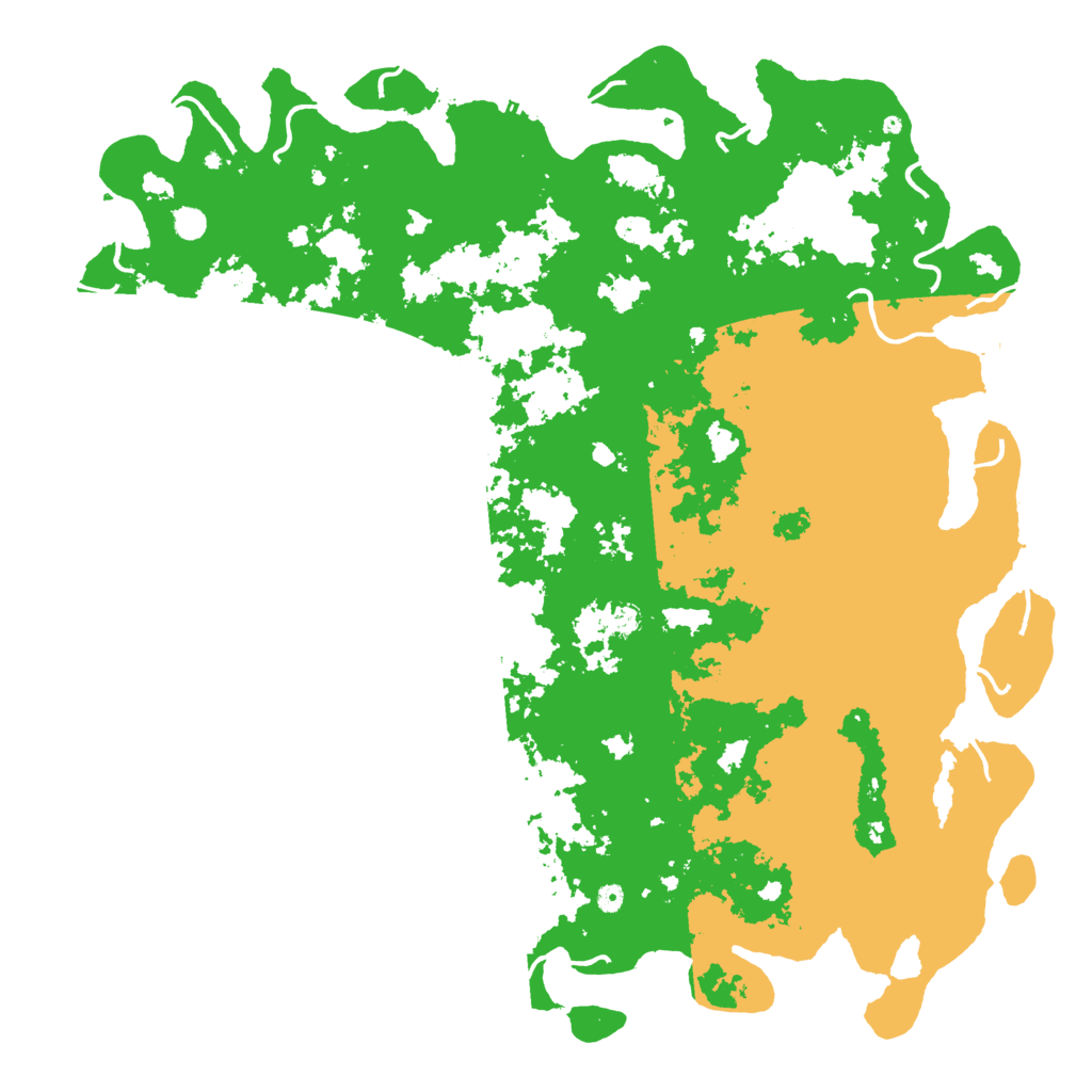 Biome Rust Map: Procedural Map, Size: 6000, Seed: 463038