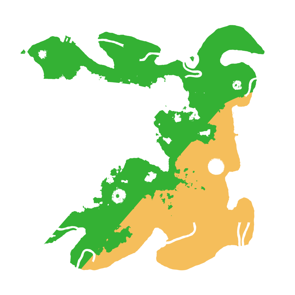 Biome Rust Map: Procedural Map, Size: 3200, Seed: 1217735