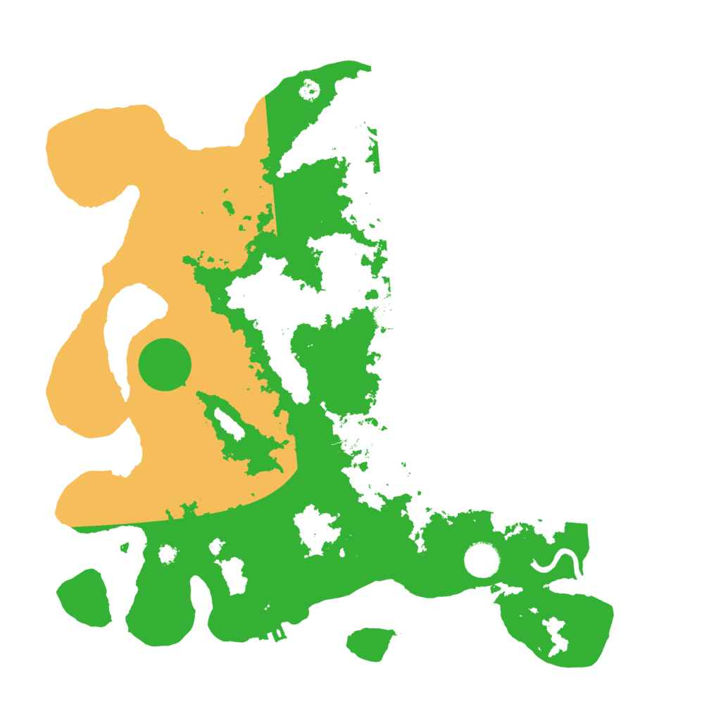 Biome Rust Map: Procedural Map, Size: 3600, Seed: 366
