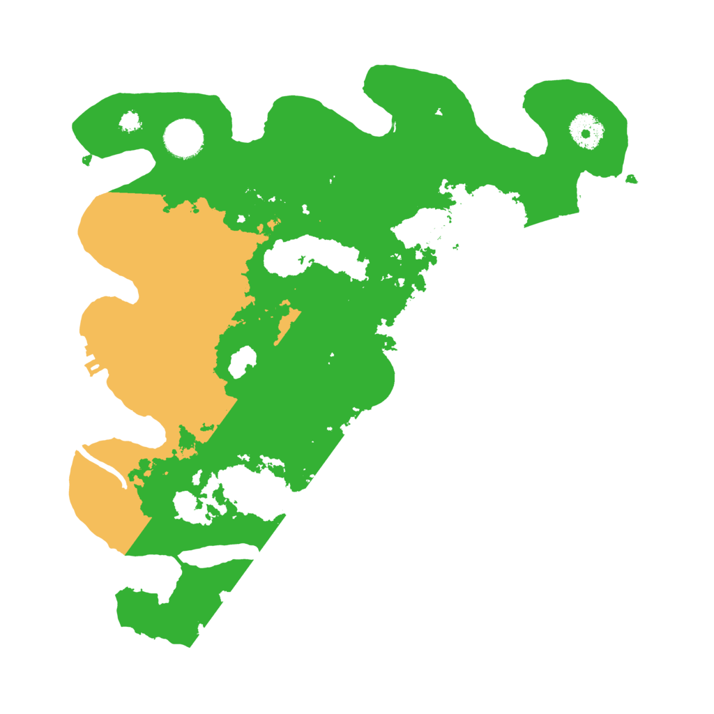 Biome Rust Map: Procedural Map, Size: 3200, Seed: 2505071