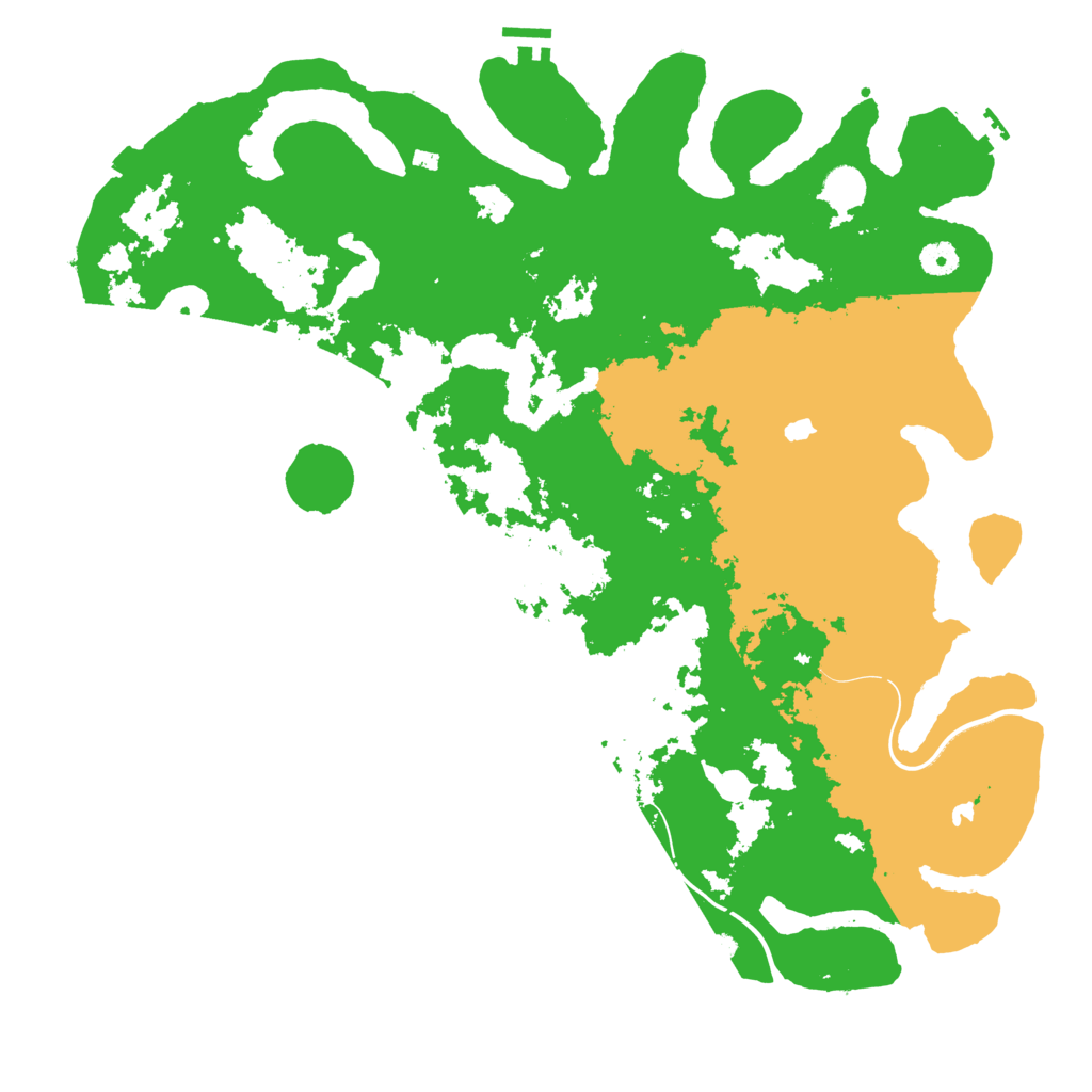 Biome Rust Map: Procedural Map, Size: 4500, Seed: 1879