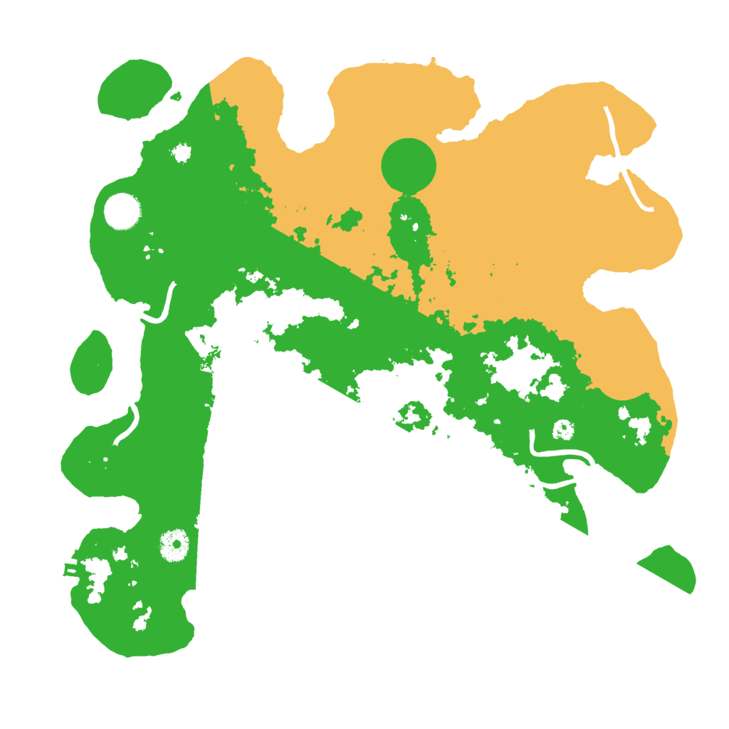 Biome Rust Map: Procedural Map, Size: 3500, Seed: 486862