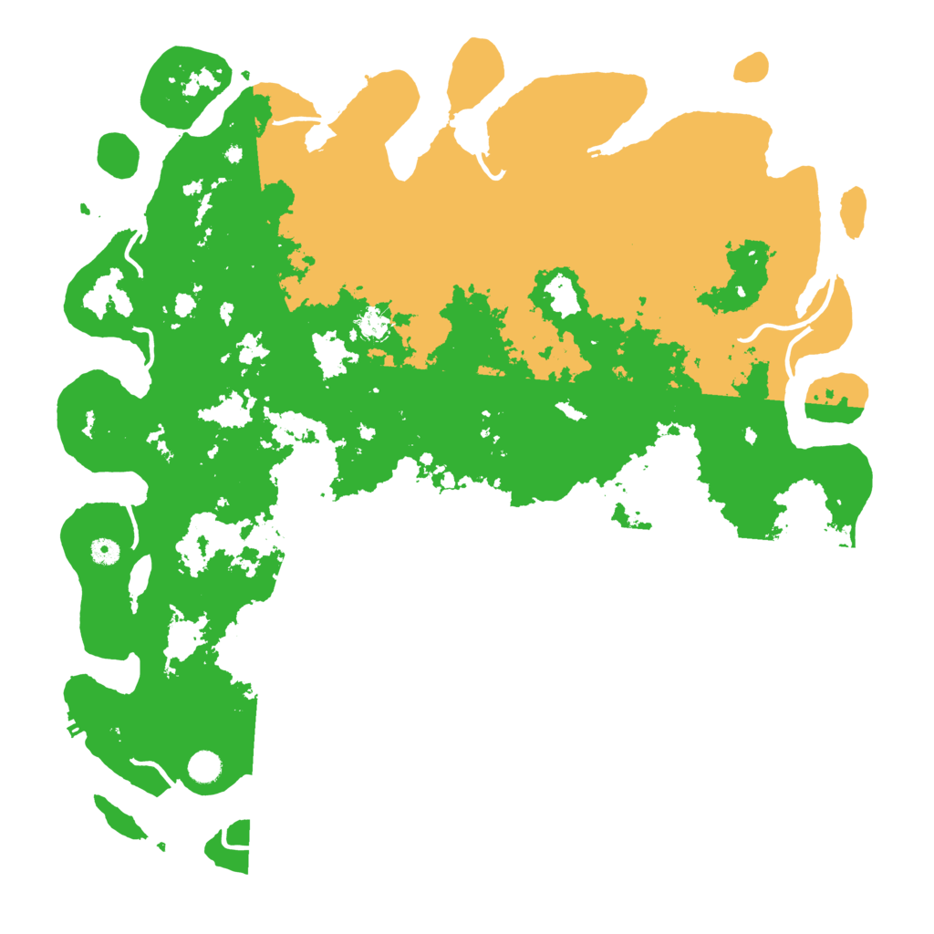 Biome Rust Map: Procedural Map, Size: 5000, Seed: 321456