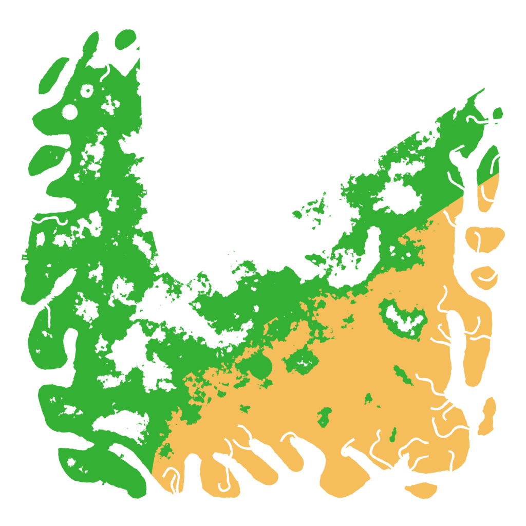 Biome Rust Map: Procedural Map, Size: 6000, Seed: 18051972
