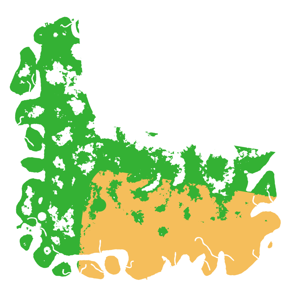 Biome Rust Map: Procedural Map, Size: 6000, Seed: 467923