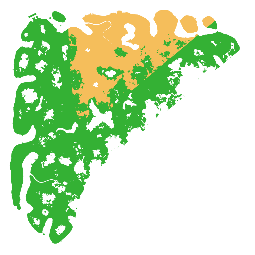Biome Rust Map: Procedural Map, Size: 6000, Seed: 319179