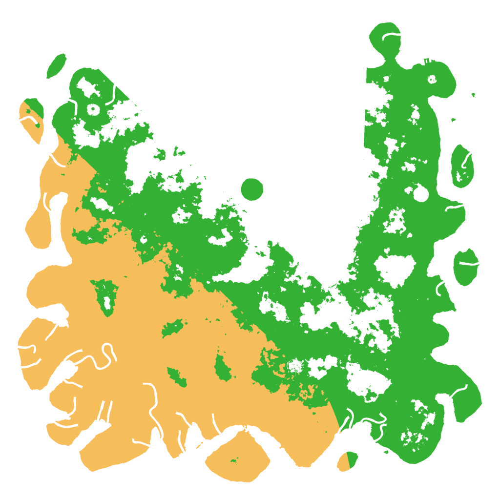 Biome Rust Map: Procedural Map, Size: 6000, Seed: 646072