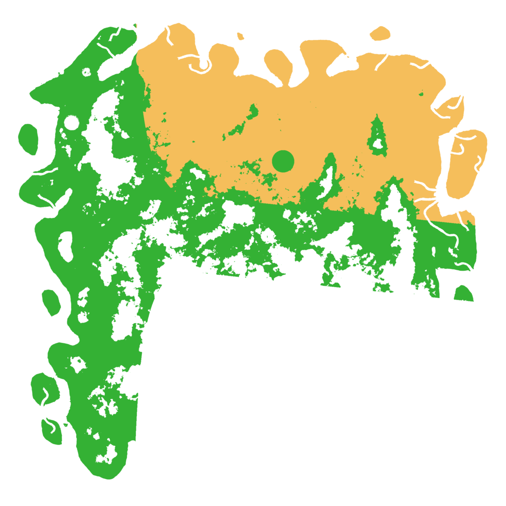Biome Rust Map: Procedural Map, Size: 6000, Seed: 534725