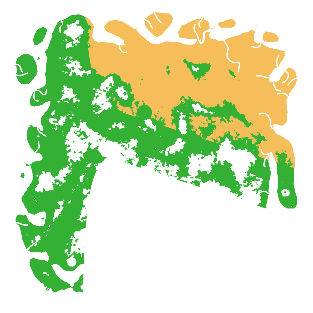 Biome Rust Map: Procedural Map, Size: 6000, Seed: 18704