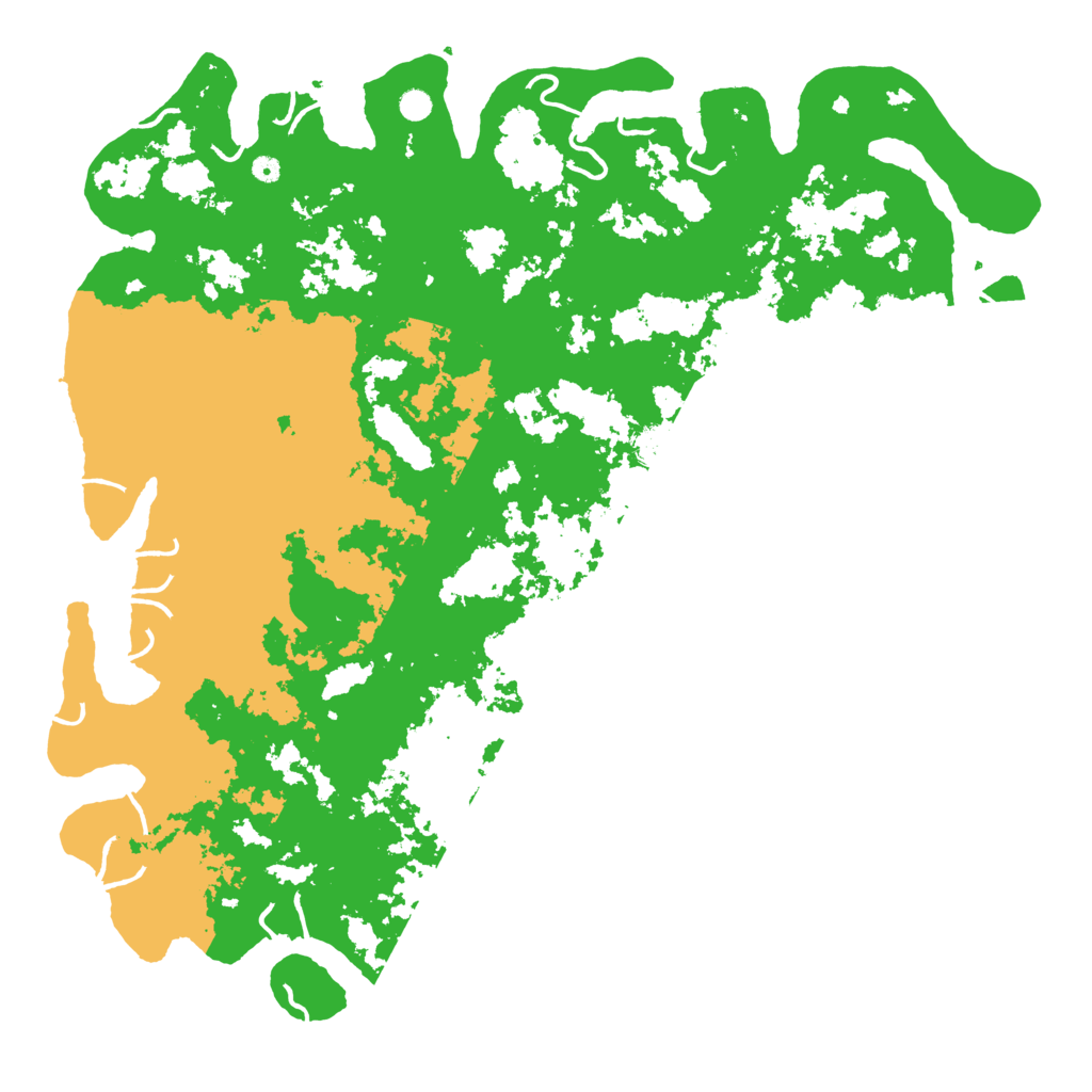 Biome Rust Map: Procedural Map, Size: 6000, Seed: 800127