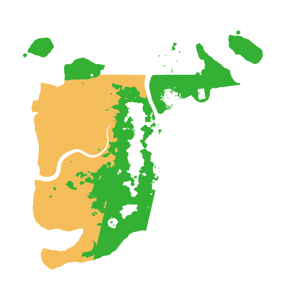 Biome Rust Map: Procedural Map, Size: 3000, Seed: 1061117185