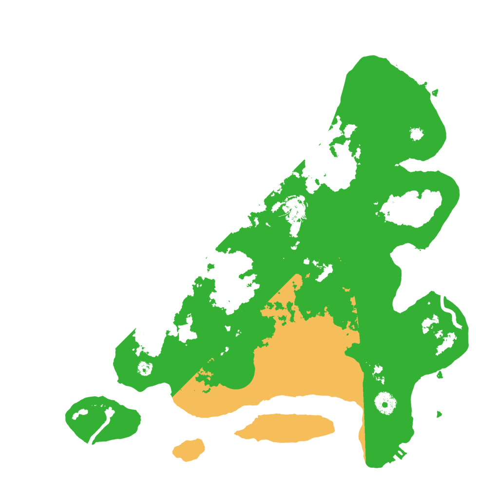Biome Rust Map: Procedural Map, Size: 3500, Seed: 810287