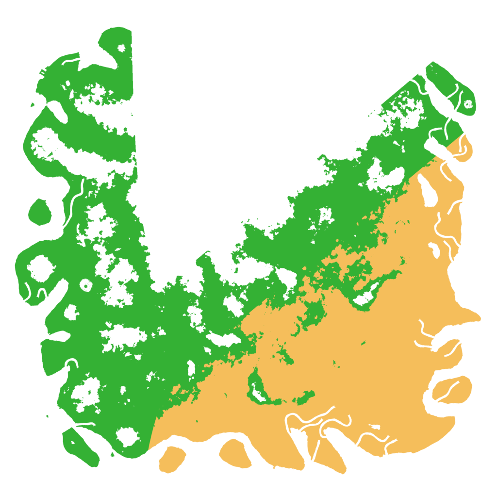 Biome Rust Map: Procedural Map, Size: 6000, Seed: 453907