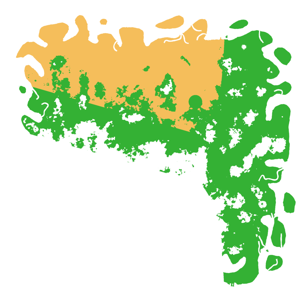 Biome Rust Map: Procedural Map, Size: 6000, Seed: 437337