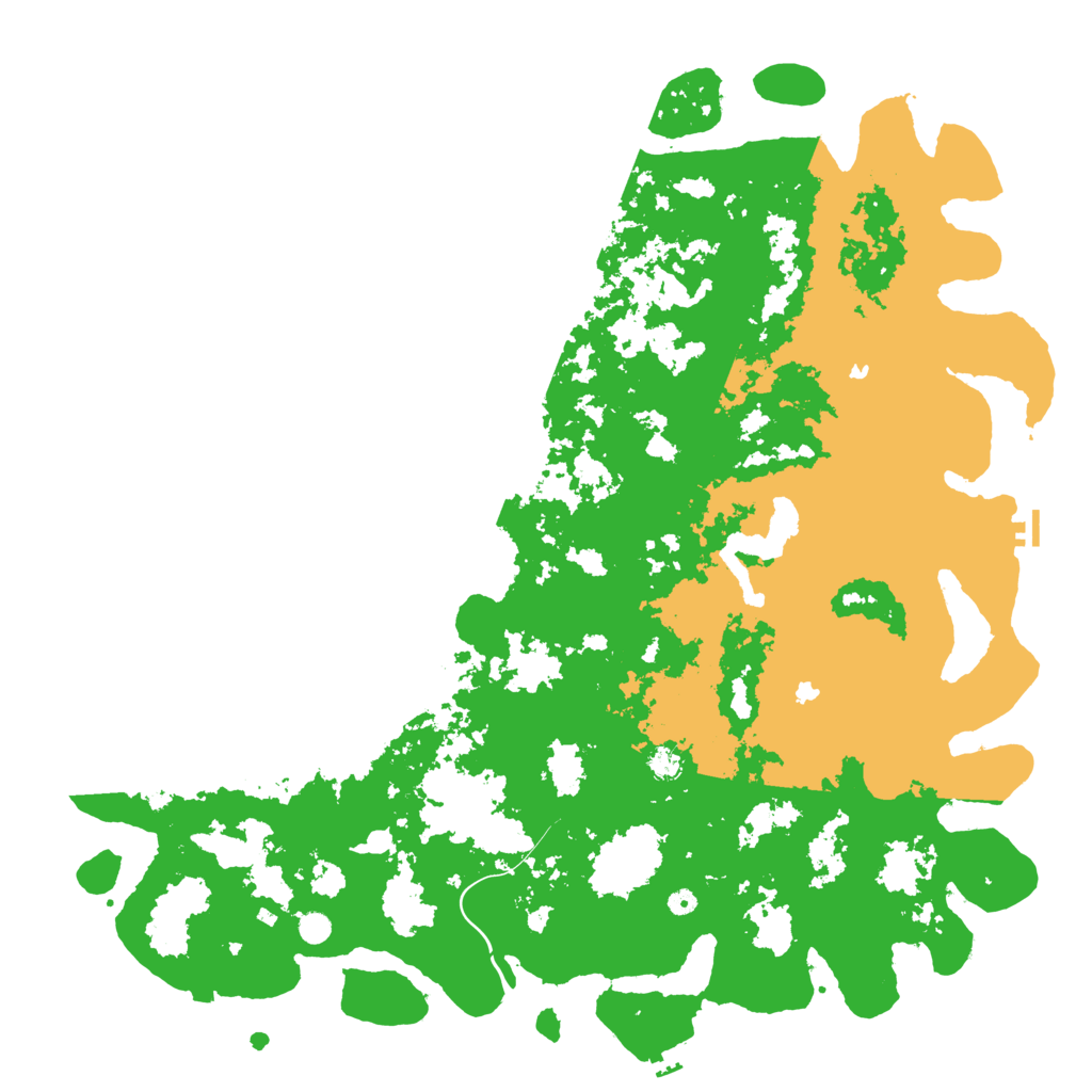 Biome Rust Map: Procedural Map, Size: 6000, Seed: 230040