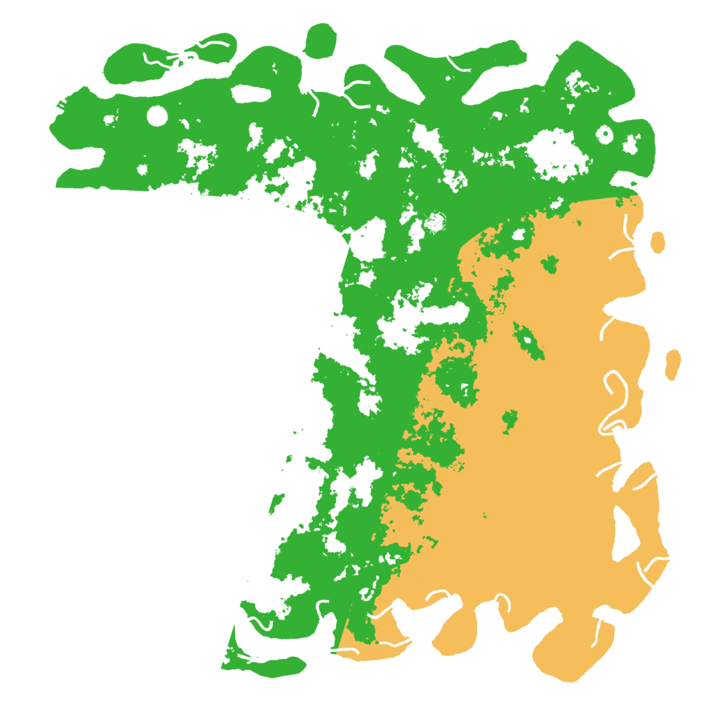 Biome Rust Map: Procedural Map, Size: 6000, Seed: 54176