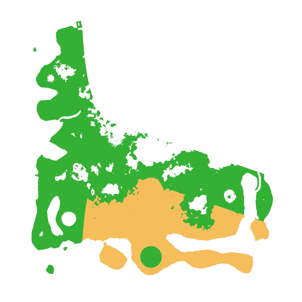 Biome Rust Map: Procedural Map, Size: 3700, Seed: 327954