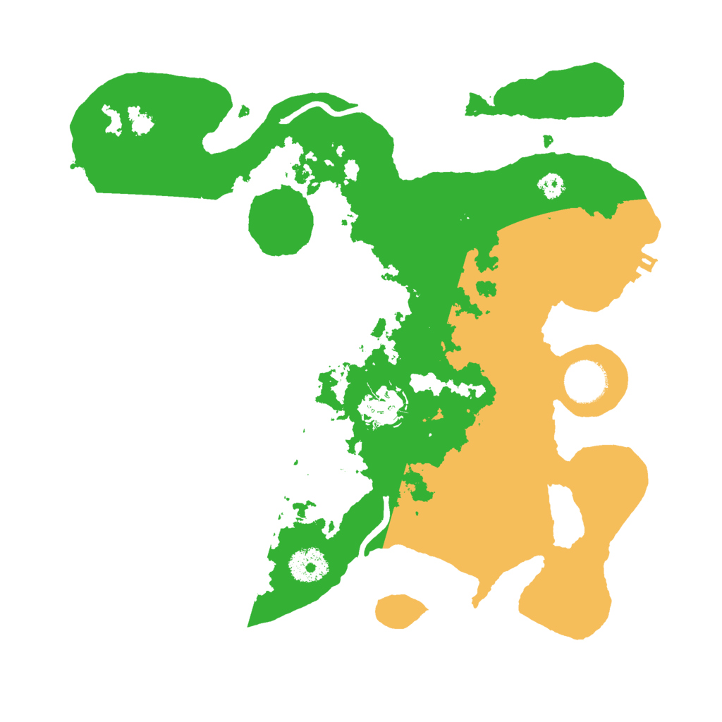 Biome Rust Map: Procedural Map, Size: 3000, Seed: 52812885