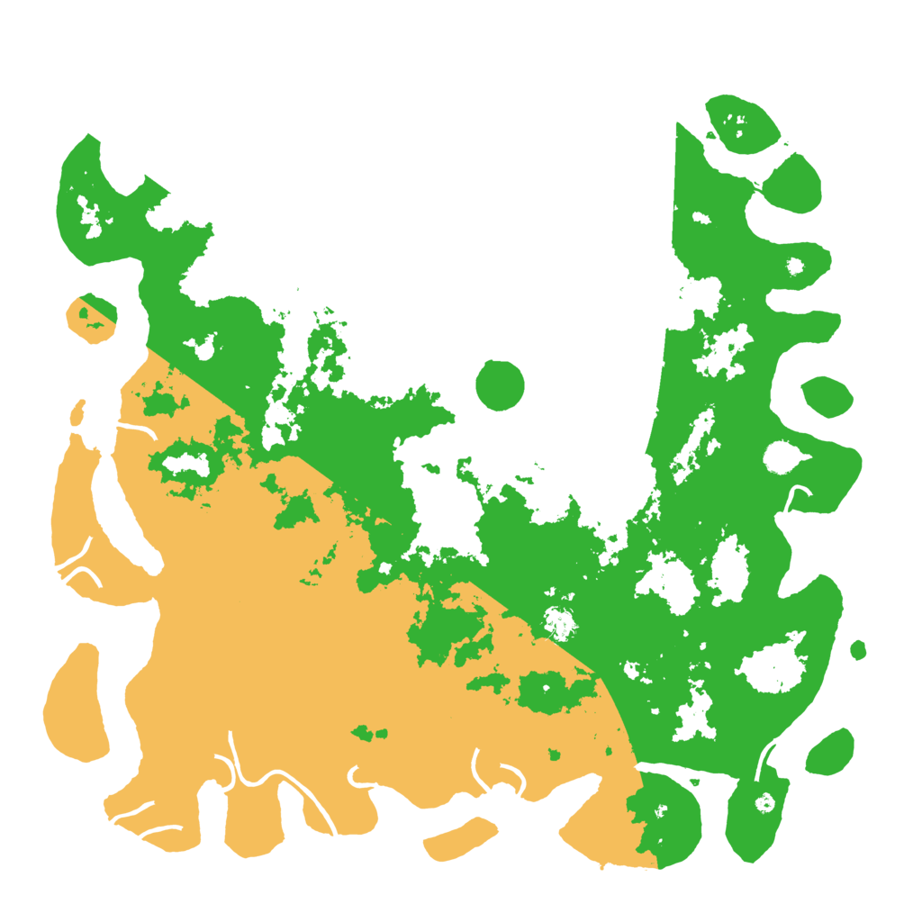 Biome Rust Map: Procedural Map, Size: 5000, Seed: 24892