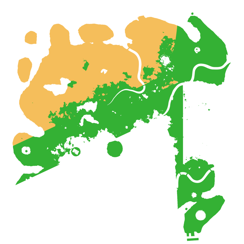 Biome Rust Map: Procedural Map, Size: 4250, Seed: 289908650
