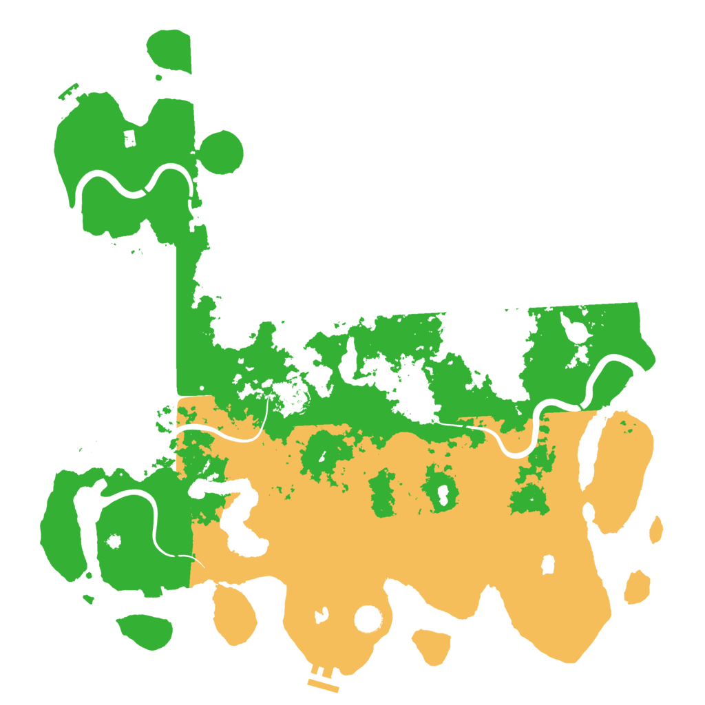 Biome Rust Map: Procedural Map, Size: 4500, Seed: 755873091