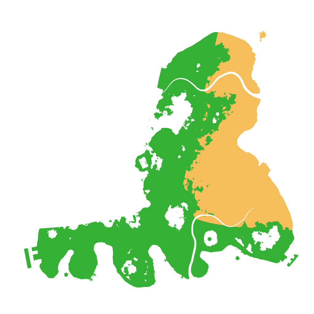 Biome Rust Map: Procedural Map, Size: 3200, Seed: 856471596