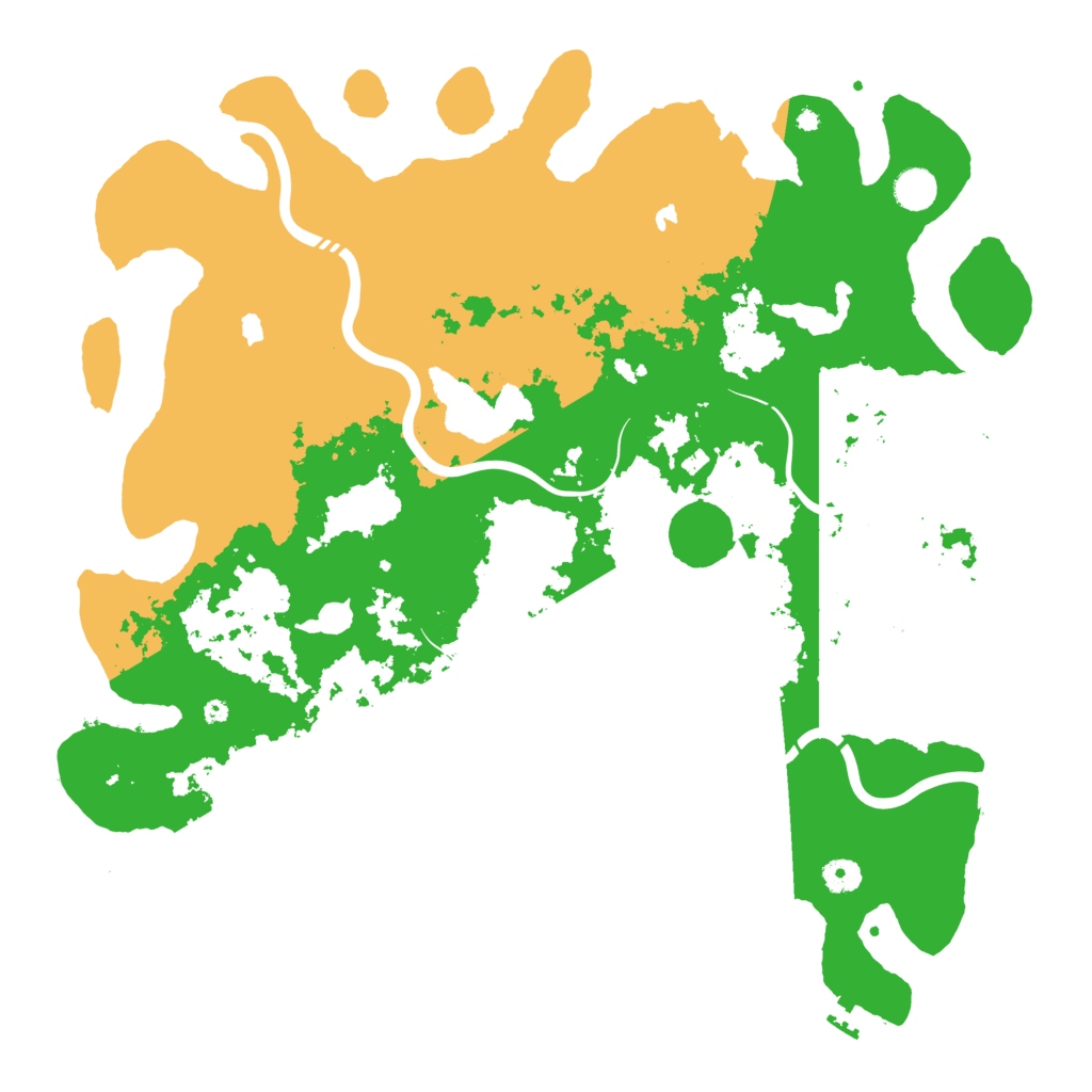 Biome Rust Map: Procedural Map, Size: 4500, Seed: 645805700