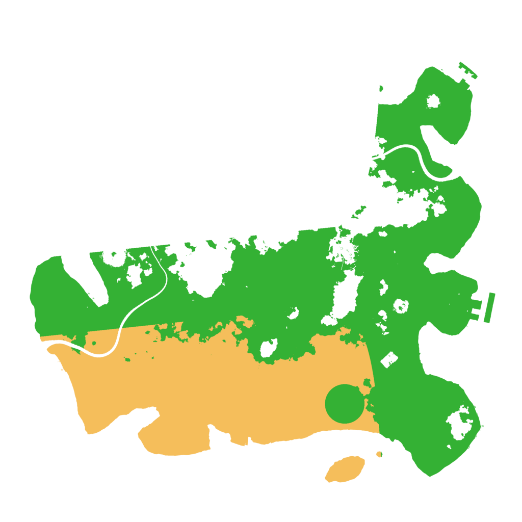 Biome Rust Map: Procedural Map, Size: 3500, Seed: 1734798557