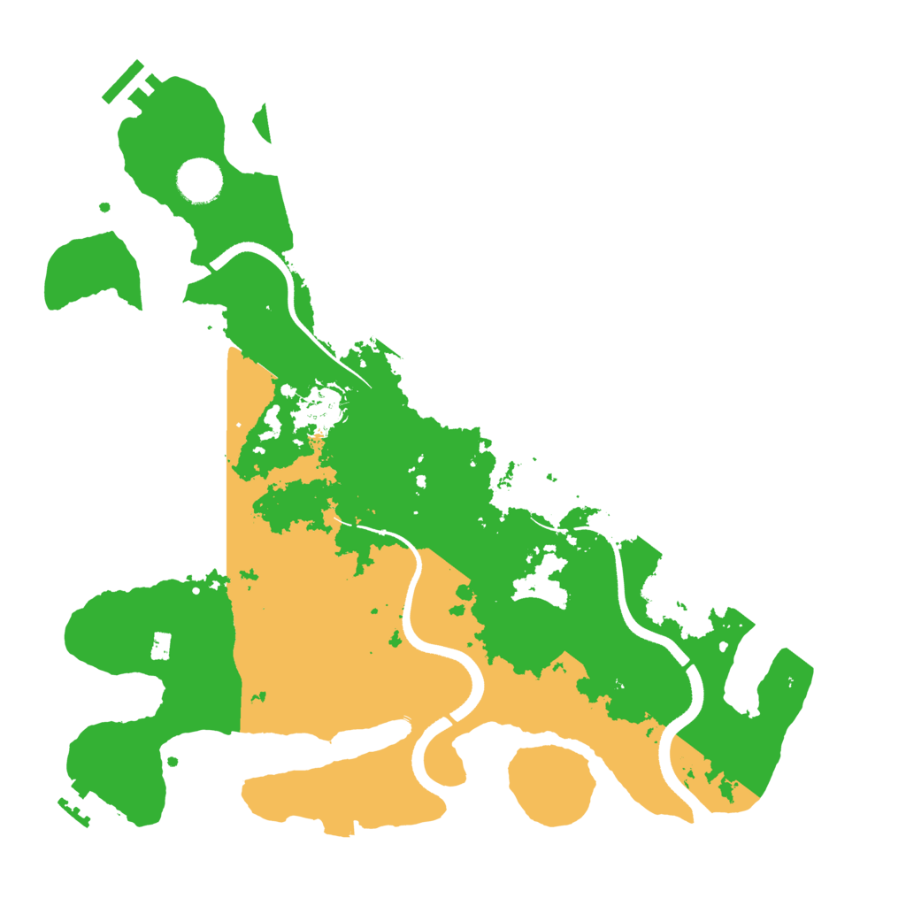 Biome Rust Map: Procedural Map, Size: 3500, Seed: 2116113594