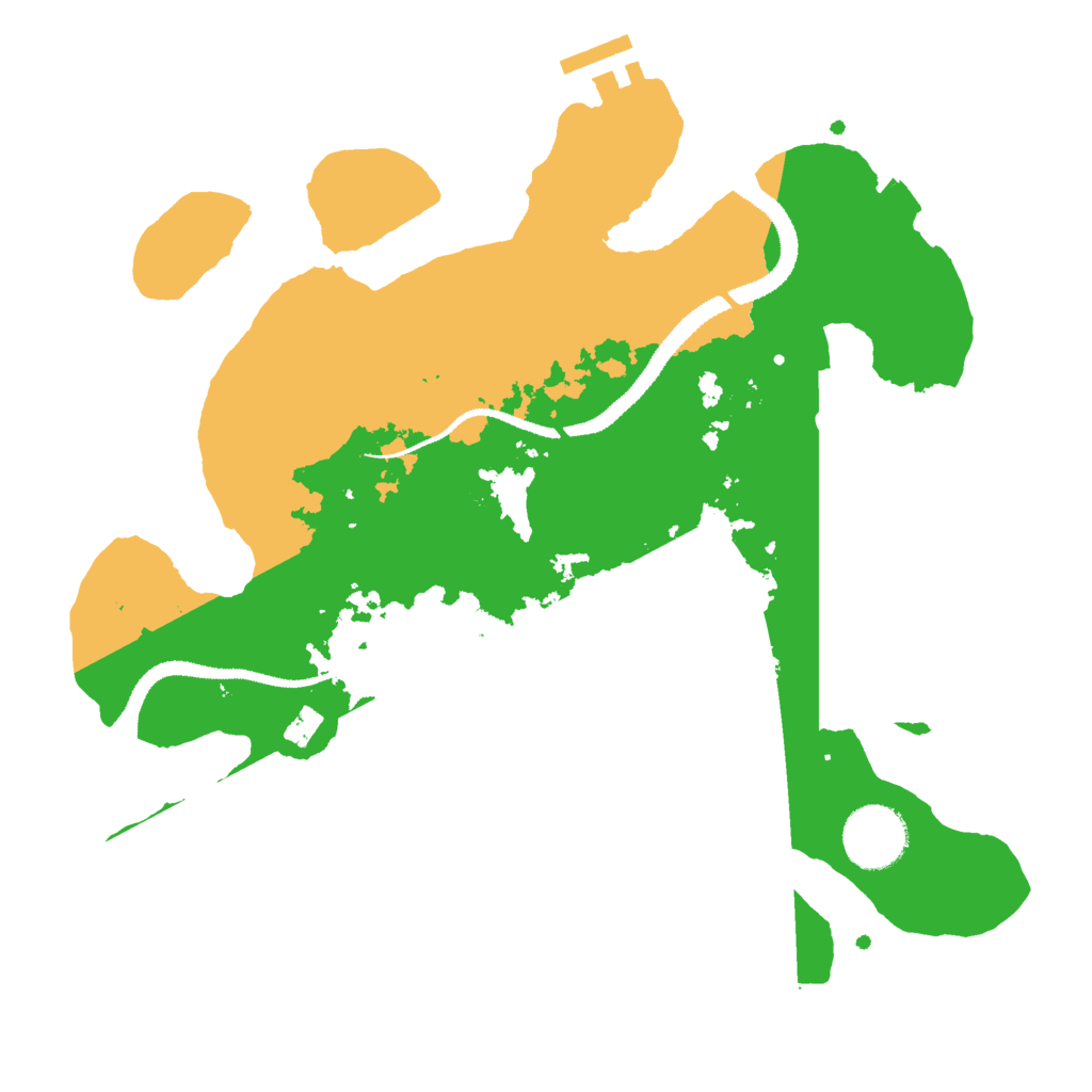 Biome Rust Map: Procedural Map, Size: 3000, Seed: 61733