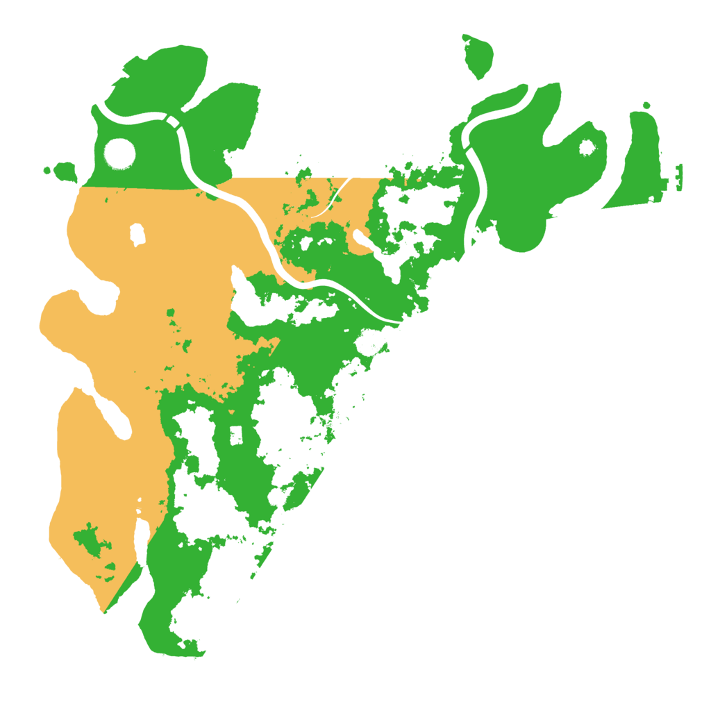 Biome Rust Map: Procedural Map, Size: 4000, Seed: 435875