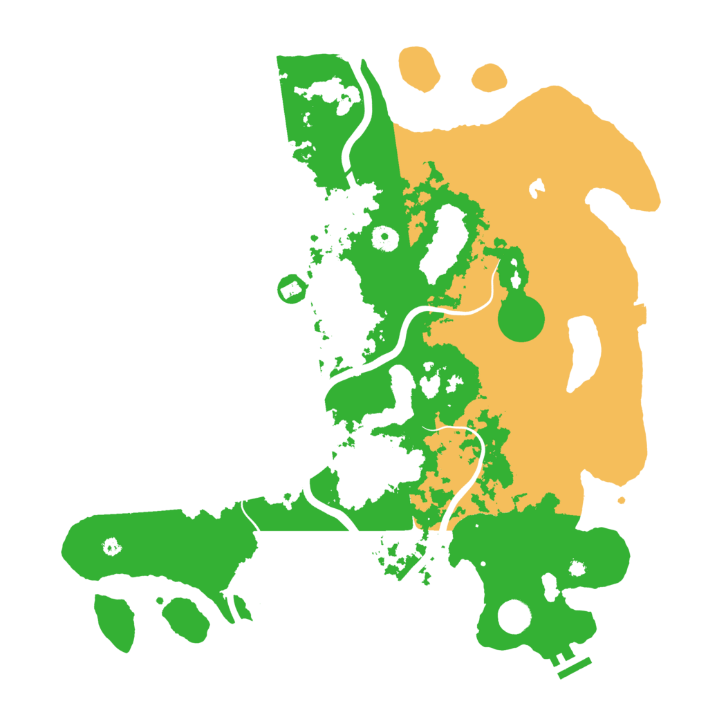Biome Rust Map: Procedural Map, Size: 4000, Seed: 1608709558