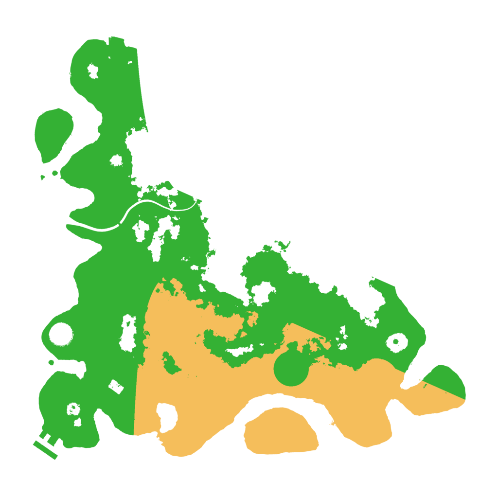 Biome Rust Map: Procedural Map, Size: 3750, Seed: 687505536