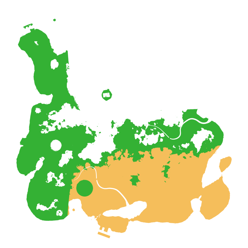 Biome Rust Map: Procedural Map, Size: 3950, Seed: 376547913