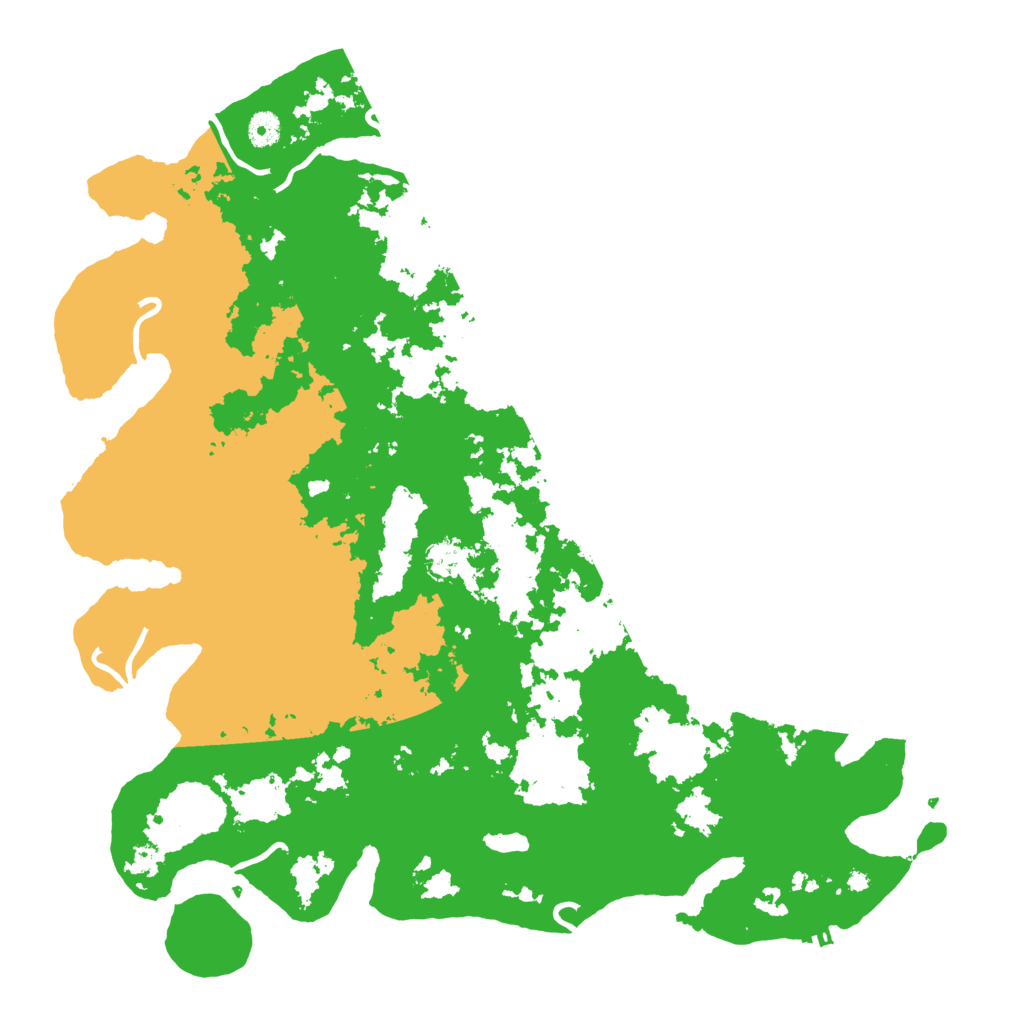 Biome Rust Map: Procedural Map, Size: 4500, Seed: 150849