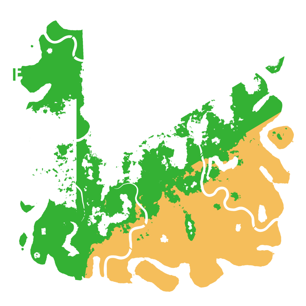 Biome Rust Map: Procedural Map, Size: 5000, Seed: 1180