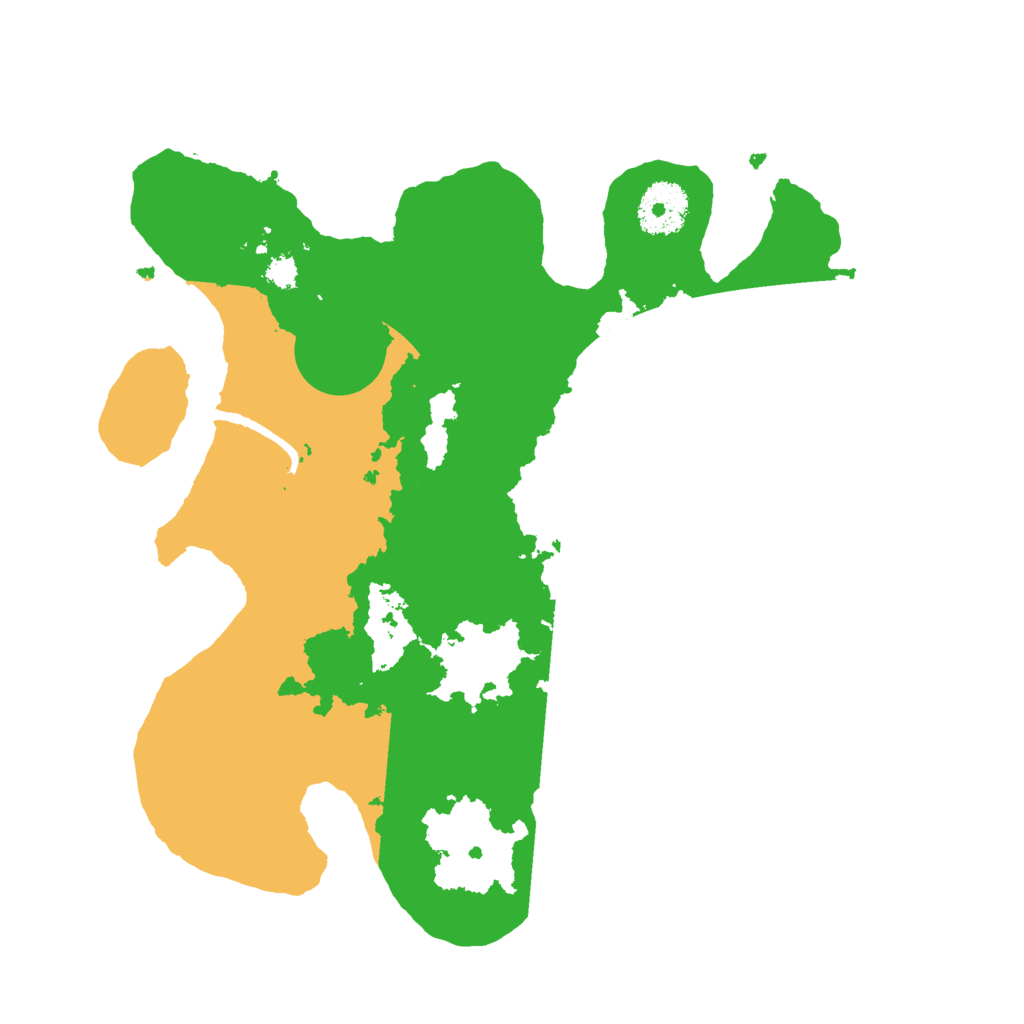 Biome Rust Map: Procedural Map, Size: 3000, Seed: 96864